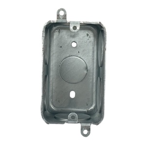 2,0mm de espesor 1 pulgada Knockouts Rectangular Galvanizado Deep Metal Single Gang Caja eléctrica con orejas externas - Product Image 3