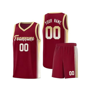 Maillots de basket-ball pour hommes personnalisés maillot de retour professionnel chemise de basket-ball respirante à séchage rapide grande taille disponible - Product Image 6