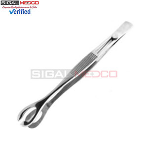 Forester Classic 18cm Pinzas Reutilizables de Acero Inoxidable Plateado para Joyería de Ombligo con Ranura de Apertura de Bloqueo y Empuñadura de Esponja - Product Image 2