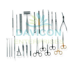 Juego de Instrumentos para Rinoplastia Walter, Instrumentos Quirúrgicos Manuales de Acero Inoxidable, Base DAVICON DE-14145 CE ISO Plata Clase I A+ - Product Image 5