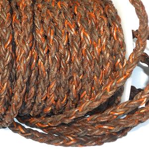 Designer Waxed Antique Finish Braided <b>Leather</b> Cord Eco-Friendly <b>Soft</b> Waterproof for Shoes <b>Bags</b> Jewelry Garments Home Textiles - Product Image 1