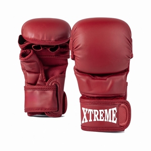 Gants de combat MMA personnalisés avec logo, demi-doigts, pour grappling, taille sur mesure, pour compétition sportive, équipement de combat pour équipes - Product Image 1