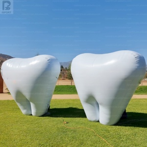 Modelo de Diente Inflable LED Gigante de 2 m, Dientes Inflables con Logotipo Personalizado para Clínica Dental, Decoración de Eventos, Promoción de la Salud Bucal, Exposiciones - Product Image 4