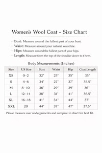 Abrigo de lana hecho a mano - Abrigo de invierno con capucha y forro desmontable - Product Image 5