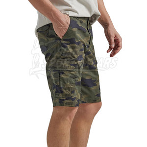 Custom Made Men's Solid Casual Mid-Waist Cargo Shorts with Breathable Eco-Friendly Fabric for Outdoor Use - Product Image 2