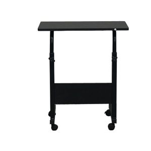 Removable P2 15MM Chipboard and Steel <b>Side</b> Table with Baffle Black Unique Coffee Tables - Product Image 3