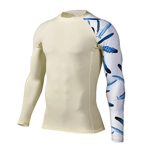 Mens Short Sleeve Rash Guard Swimwear Quick Dry Shirt Men UV Protection Rash Guard <b>Surf</b> Swim Shirt Long Sleeve Mens - Product Image 1