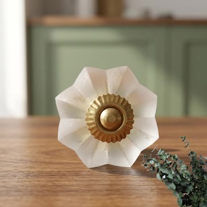 Export Quality Crystal Industrial Design Melon Cabinet <b>Drawer</b> <b>Knobs</b> Pulls Handle Kitchen Bathroom Hotel Outdoor Warehouse Villa - Product Image 3