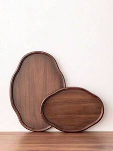 33. Handmade Round Polished Wooden Kitchen Charger Plate Crafted Classic Decorative Resin Emerald Finish Wedding with Stand - Product Image 3