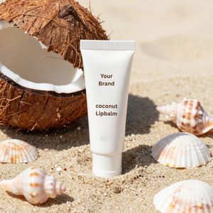 Bálsamo Labial de Manteca de Coco de 10 ml de Marca Privada, Vegano, Hidratante, Cuidado Labial, Humectante para Labios Rosados, Orgánico, con Vitamina C y Péptidos - Product Image 2