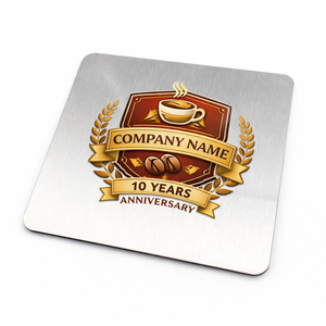 Posavasos Cuadrados de Acero Inoxidable Personalizados al por Mayor con Logotipo Grabado con Láser, para Regalos de Aniversario, Duraderos y Reutilizables - Product Image 6