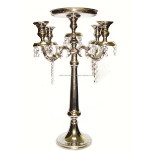Modern Vintage Design Candelabra 4 Arms with Flower Bowl Home Decoration Hot Selling Metal New Design Royal Handmade Candelabra - Product Image 6
