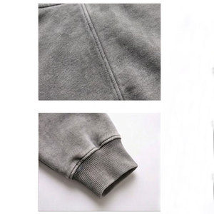 Sudadera con Capucha de Primera Calidad para Hombre, Estilo Urbano Hip Pop, Lisa, Holgada, para Primavera, Otoño e Invierno, Tallas Grandes - Product Image 6