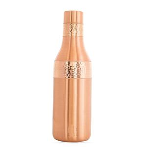 Bouteille d'eau isotherme moderne en cuivre avec texture nid d'abeille pour la randonnée en extérieur - Product Image 2