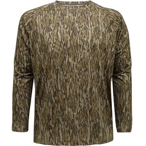 Sweat-shirt en molleton de coton à motif d'arbre imprimé, style streetwear, respirant, camouflage, service OEM personnalisé - Product Image 4