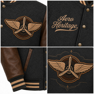 Chaqueta Varsity de Lana con Bordado Personalizado del Nombre del Equipo, Chaqueta Varsity de Béisbol, Marcas de Marca Privada - Product Image 6