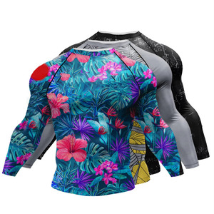 Maillot de compression à manches courtes personnalisé pour MMA, séchage rapide, pour la gym, l'entraînement et les sports - Product Image 3