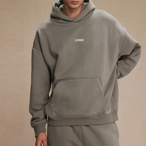 Sudadera con Capucha de Invierno para Hombre, 100% Algodón, 350g, Corte Regular, Hombros Caídos, Bordado de Logotipo Personalizado de Alta Calidad, Impresión de Espuma 3D - Product Image 1