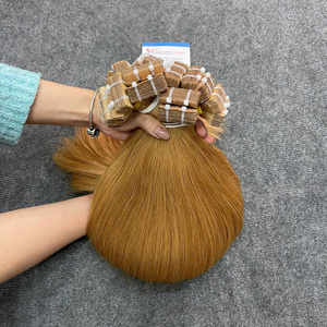 Extensiones de Cabello Humano Liso con Cinta Adhesiva, Color Rubio, 100% Cabello Humano Vietnamita, Proveedor de Confianza - Product Image 2