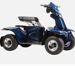 Nouvelle Voiturette de Golf Électrique 2026 – 4 Roues, Bleue, 1-2 Places, 30-50 km/h, 90 km d'autonomie - Product Image 1