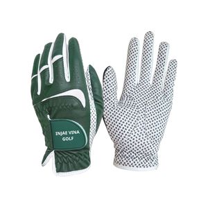 Wholesale Custom Logo OEM Men's Lightweight Quick Drying Breathable Full Finger Extra <b>Thin</b> PU Golf <b>Gloves</b> Hook Loop Closure Made - Product Image 3