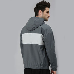 Men Soft Windbreaker <b>Jacket</b> Lightweight <b>Casual</b> Zip Front Outdoor Breathable Comfortable Everyday Regular Fit Outerwear - Product Image 2