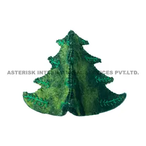 常绿毛毡树四季装饰森林主题羊毛毡制圣诞树家居装饰礼品工艺品出售