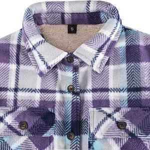 Chemise en flanelle de coton à carreaux surdimensionnée, déchirée et vieillie, style Ringer, pour homme - Product Image 3