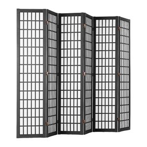 Modern 6-Panel Japanese Folding Privacy <b>Screen</b> Portable Indoor Room Divider with Decoration Elegant Stylish Partition Dividers - Product Image 1