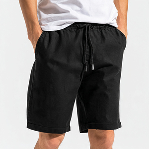 Pantalones Cortos de Verano para Hombre, 100% Algodón, Casuales, Ligeros, para Exteriores, con Múltiples Bolsillos, para Playa y Uso Diario - Product Image 1