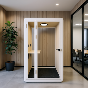 Cabines acoustiques Solo Plus HIPOD pour la maison ou le bureau, offrant de la confidentialité et un espace de réunion - Product Image 3