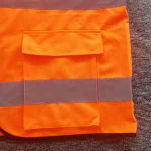 Proveedor Mayorista de Chalecos de Seguridad Ventilados para Clima Cálido, Ropa de Trabajo Industrial, Chaleco Reflectante Fluorescente Naranja - Product Image 3