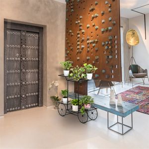 Artisasset Carrello da Giardino a 6 Ripiani Stile Parigino, Espositore per Vasi di Fiori e Piante per Casa, Giardino e Patio - Product Image 2