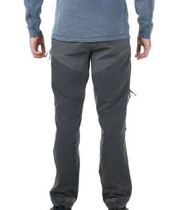 Pantalon d'extérieur gris foncé pour homme, taille élastique, plusieurs poches, respirant, poids moyen, décontracté, pour l'automne - Product Image 2