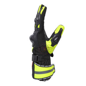 Gants de moto personnalisables en cuir et textile, imperméables, design long, respirants, coupe-vent, pour toutes les saisons. - Product Image 4