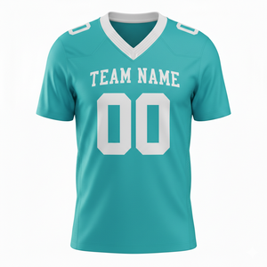 Maillots de football personnalisés pour adultes, manches courtes, maille respirante, séchage rapide, antibactériens, option grande taille, devant - Product Image 2