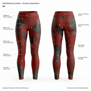 Training Wears Stylish Customized Floral Printed <b>Women</b> Yoga <b>Leggings</b> Breathable Quick Dry Fitness Gym Running Tummy Control Pant - Product Image 2