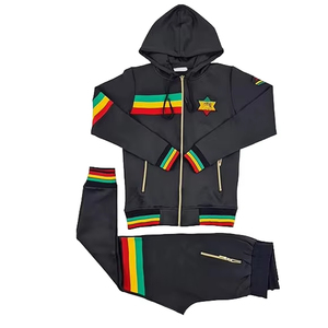 Custom Design Good Quality Polyester Casual <b>Tracksuit</b> Printed Quick Dry Leisurewear <b>Tracksuit</b> Comfortable Fit Sportswear Set - Product Image 1