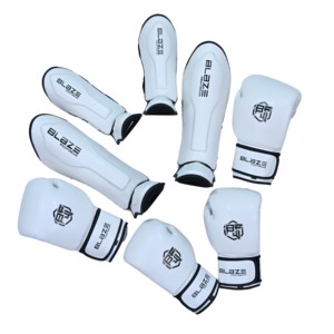 Guantes de boxeo de piel sintética PU con logotipo personalizado para niños y adultos, tallas 10oz, 12oz, 14oz, para entrenamiento de boxeo. - Product Image 6