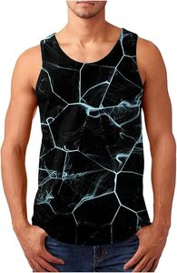 Camiseta sin Mangas Sublimada para Hombre, Impresión Completa, Alta Calidad, Hecha de Tela de Poliéster Original, Venta al por Mayor, Camiseta Deportiva sin Mangas para Hombre - Product Image 3