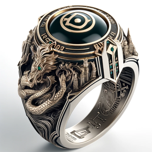 Anillo de Campeonato de Esports de Circonita Cúbica, Chapado en Rodio, Plata de Ley, Engaste Pavé - Product Image 2