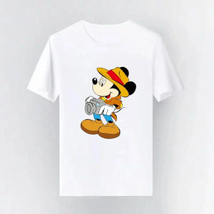 T-shirt vintage à motif de souris, cadeaux de vacances, t-shirt pour femme, mode homme, manches courtes, vêtements parent-enfant, t-shirt pour enfants - Product Image 5