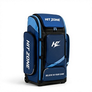 Bolsa de Cricket Profesional Hit Zone, Bolsa Deportiva Grande y Resistente, Impermeable, con Ruedas, Diseño Robusto, para Viajes - Product Image 1