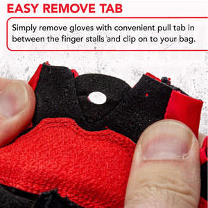 Anti <b>Slip</b> Leather <b>Half</b> Finger Weightlifting Gloves Breathable Lace Up Fitness Workout Gloves for Men Women Gym Sports Training - Product Image 5