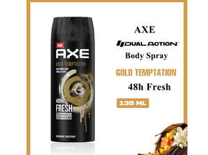 AXE Gold Temptation Body Spray Aroma Oro Ámbar y Vainilla 135ml - Product Image 2