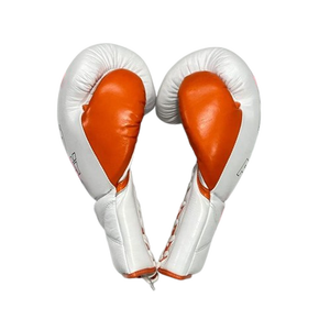 Guantes de Boxeo al por Mayor Personalizados, 100% Cuero Genuino, Cierre con Cordones Antideslizantes, para Muay Thai, Sanda, Artes Marciales, Adultos - Product Image 5