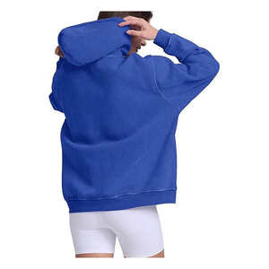 Sudadera con Capucha Personalizada 100% Algodón, Estilo Vintage, Holgada, con Bolsillos, para Invierno, Tejido French Terry, Unisex - Product Image 5