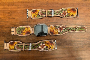 Correa de Cuero de Vaca Auténtico para Reloj, Correa de Lujo Hecha a Mano, Pulsera de Liberación Rápida, Diseño Vintage - Product Image 4