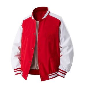 100 vestes varsity pour hommes de qualité supérieure, veste d'hiver, logo personnalisé, manches en cuir et laine, broderie chenille style baseball - Product Image 2