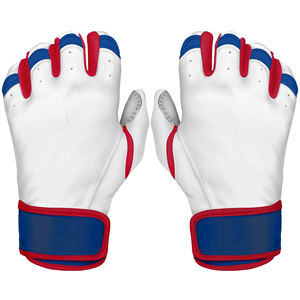 Gants de frappeur de baseball en cuir à manchette courte pour première base, design Pro Fit, pour gaucher, unisexe, pour un contrôle maximal de la batte LBBSC-0023 - Product Image 1